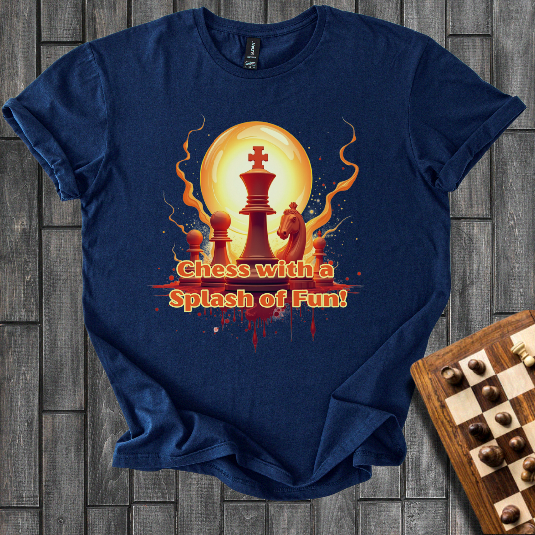 Splash of Fun Chess T-Shirt