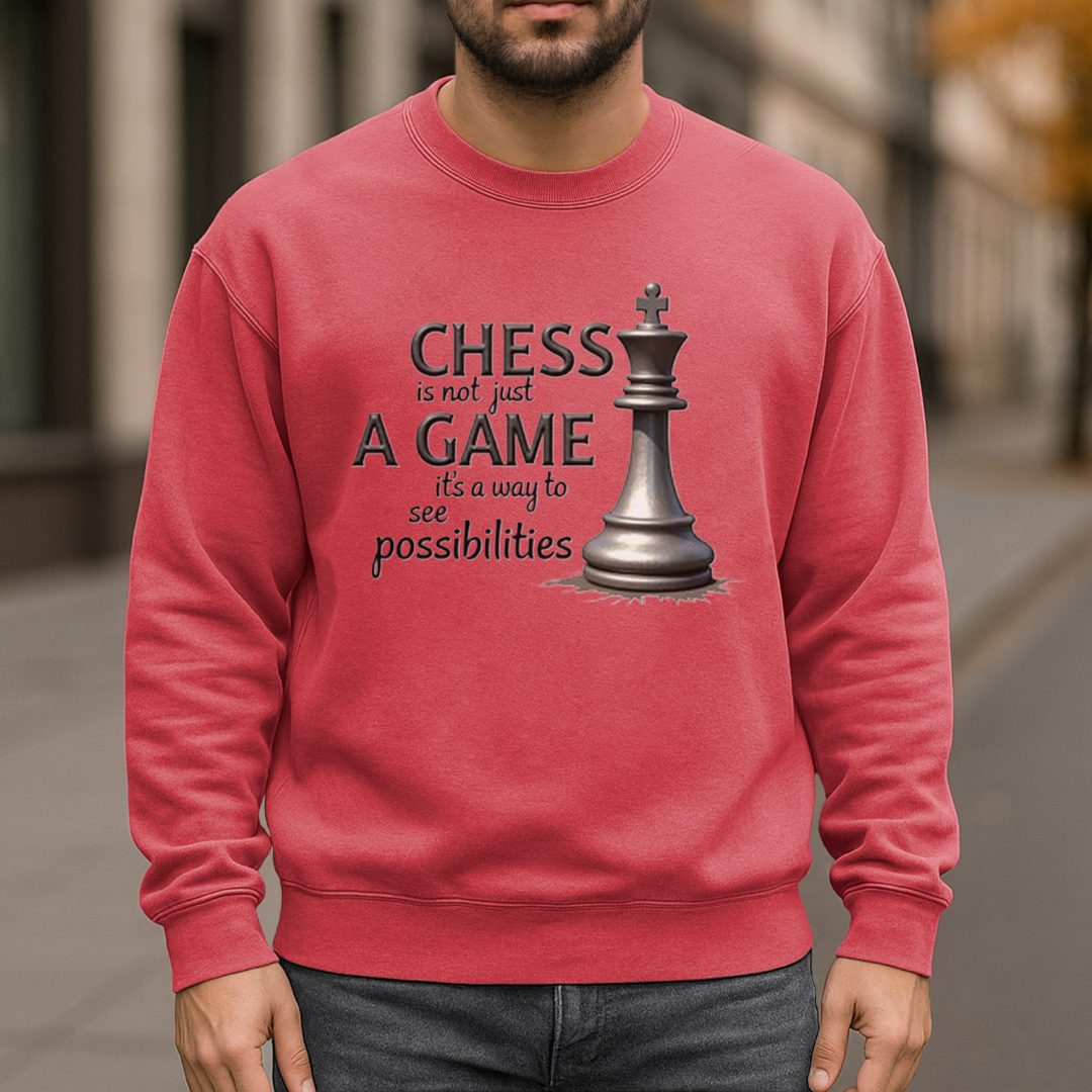 Chess Possibilities Garment-Dyed Sweatshirt