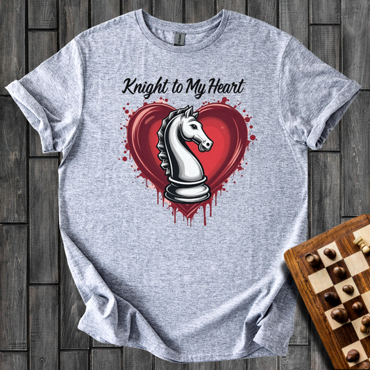 Knight to My Heart Chess T-Shirt