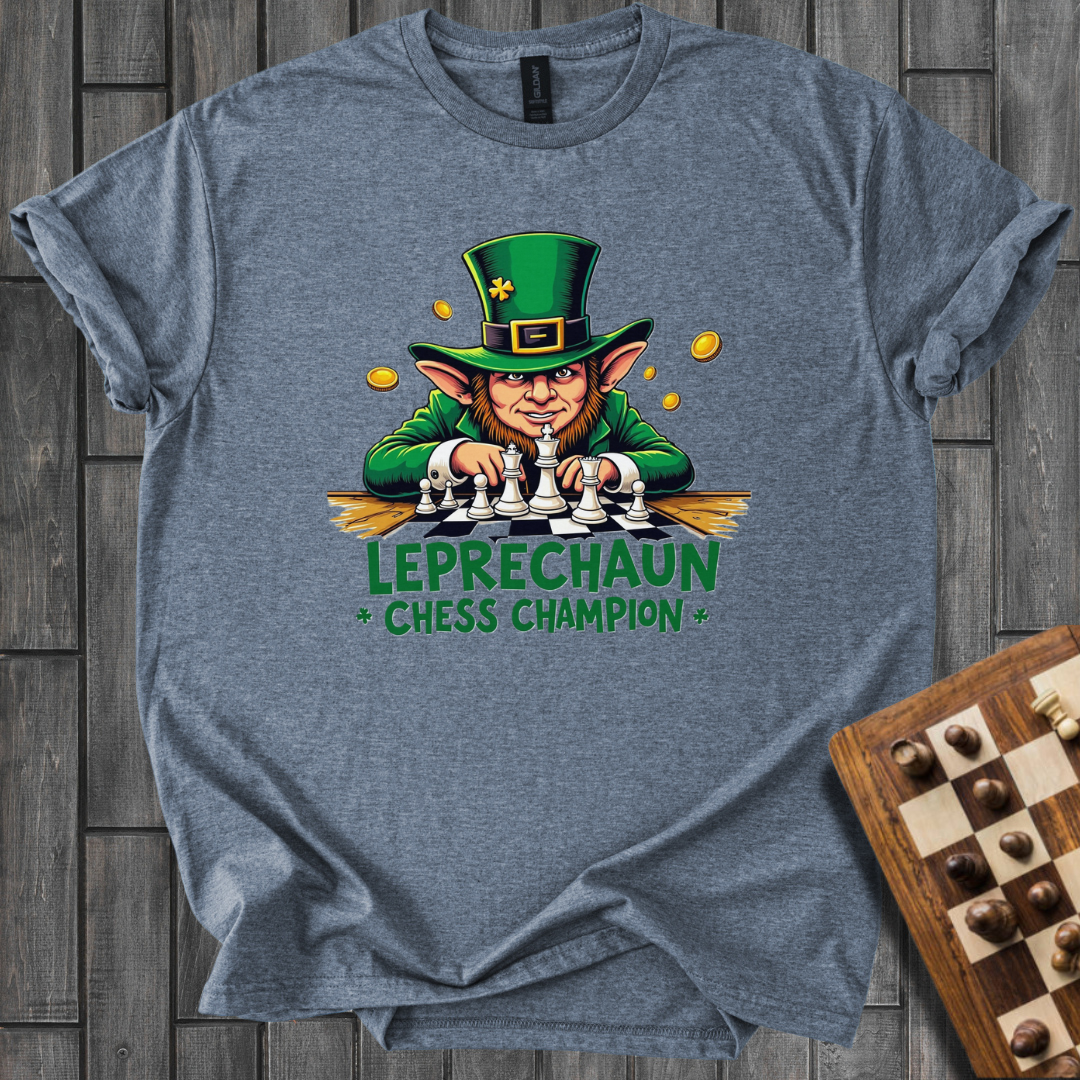 Leprechaun Chess Champion T-Shirt