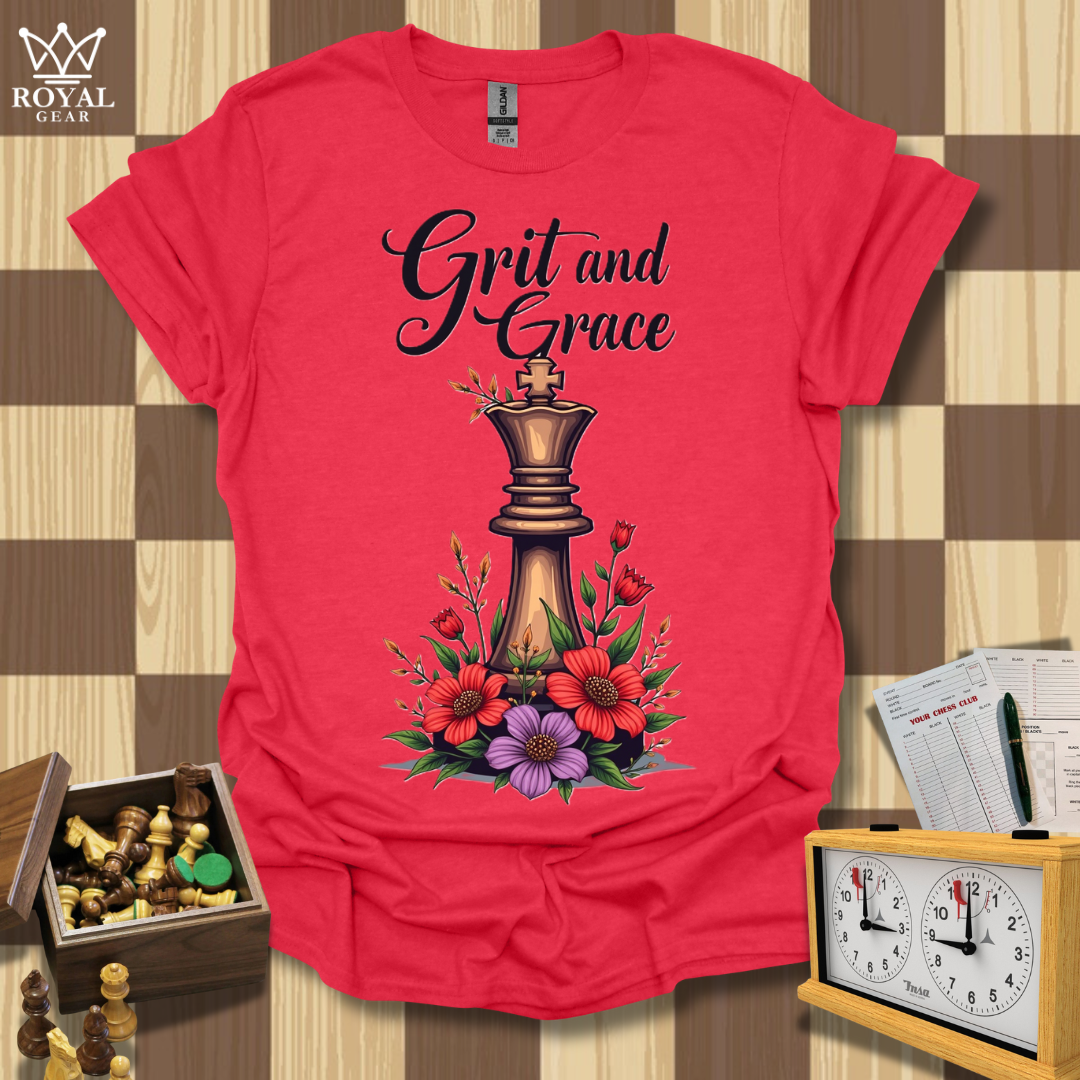 Queenly Elegance Chess T-Shirt