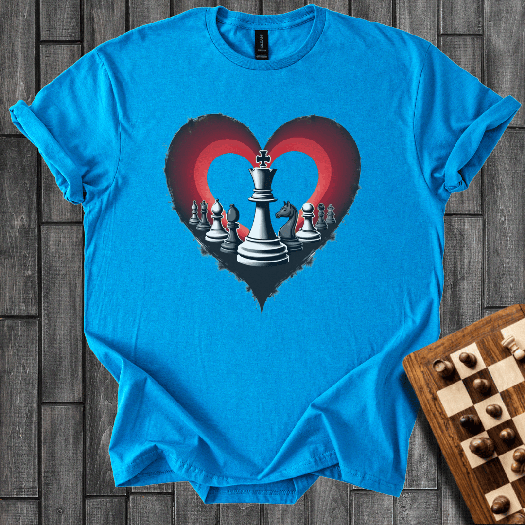 Pieces in Heart Chess T-Shirt
