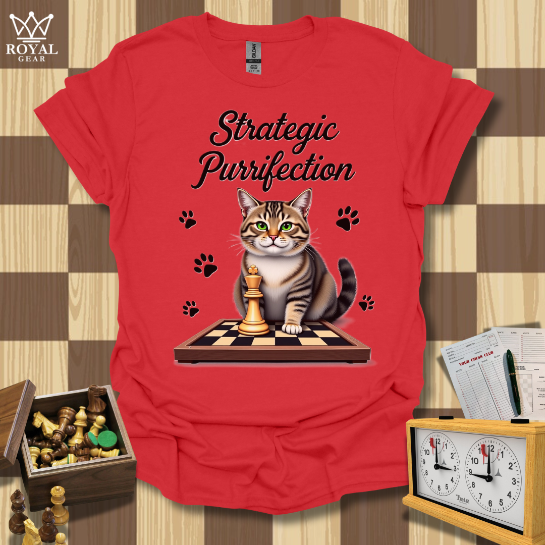 Purr Powerfull Chess T-Shirt