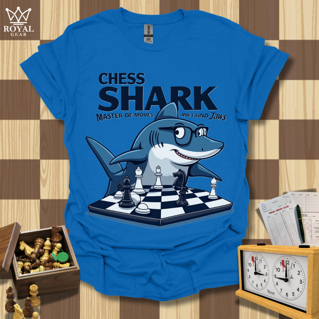 Shark Strategy Chess T-Shirt