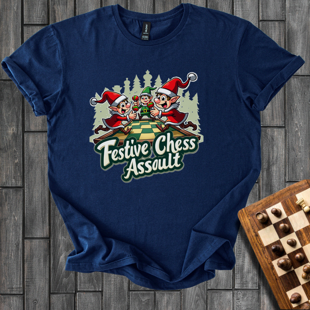 Jolly Elf Chess T-Shirt