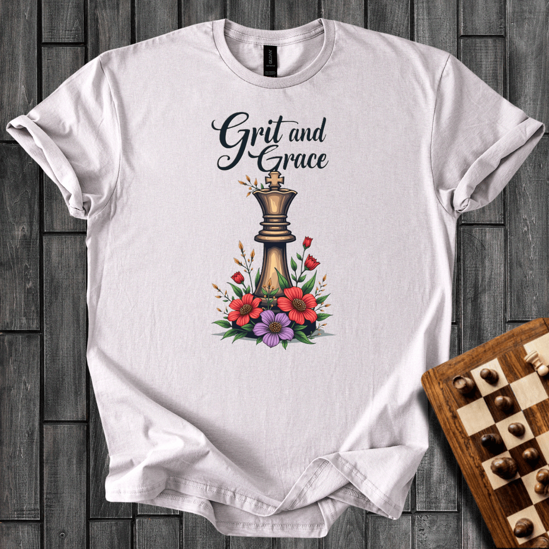 Queenly Elegance Chess T-Shirt