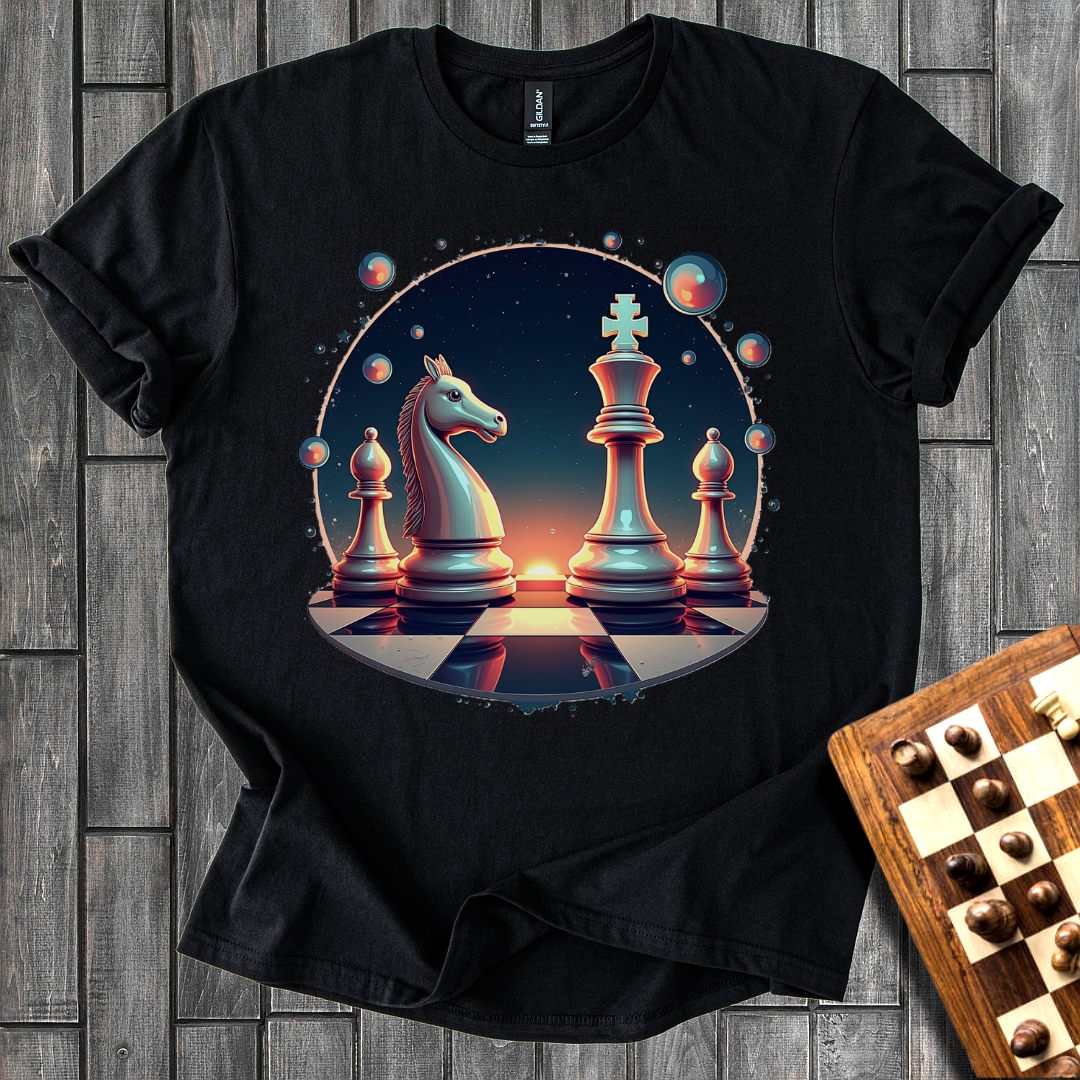 Nightfall Knights Chess T-Shirt