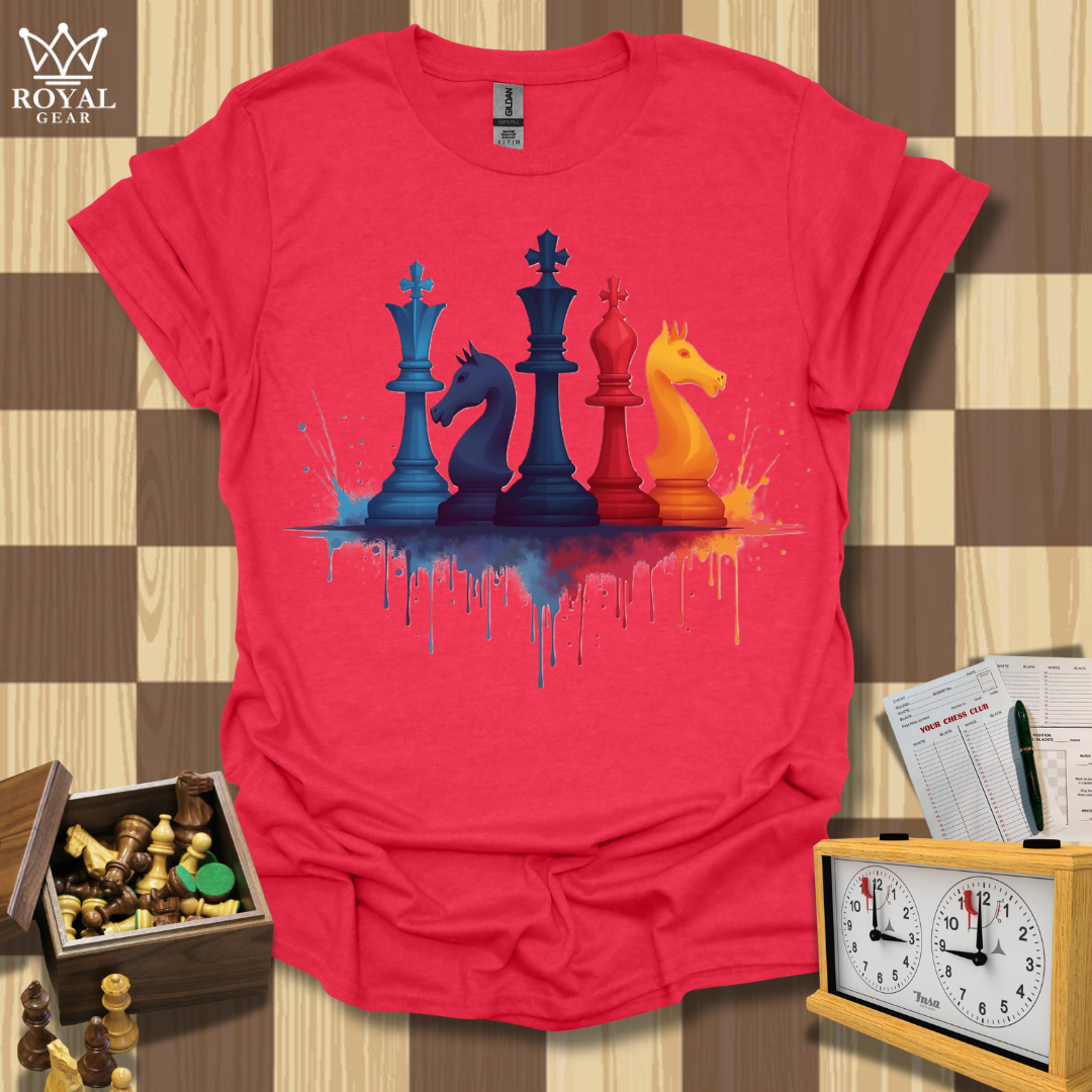 Multicolored Chess T-Shirt