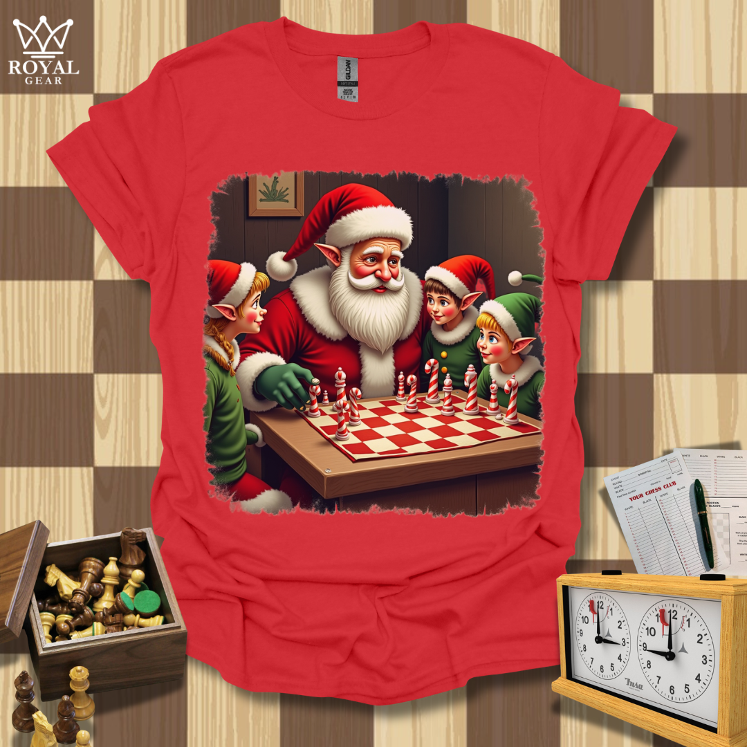 Santa Showdown Chess T-Shirt