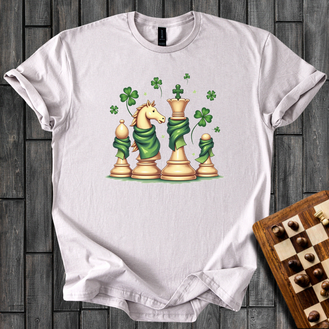 St. Patrick's Day Chess Pieces T-Shirt