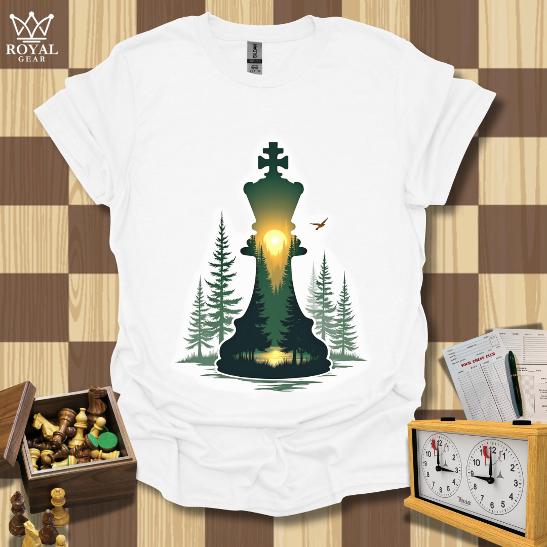 Majestic Dawn Chess King T-Shirt