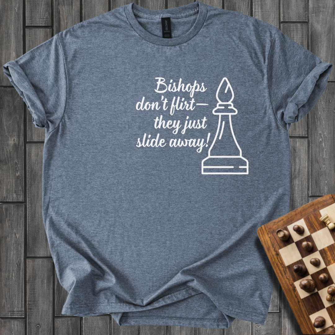 The Bishop’s Love Life Chess T-Shirt