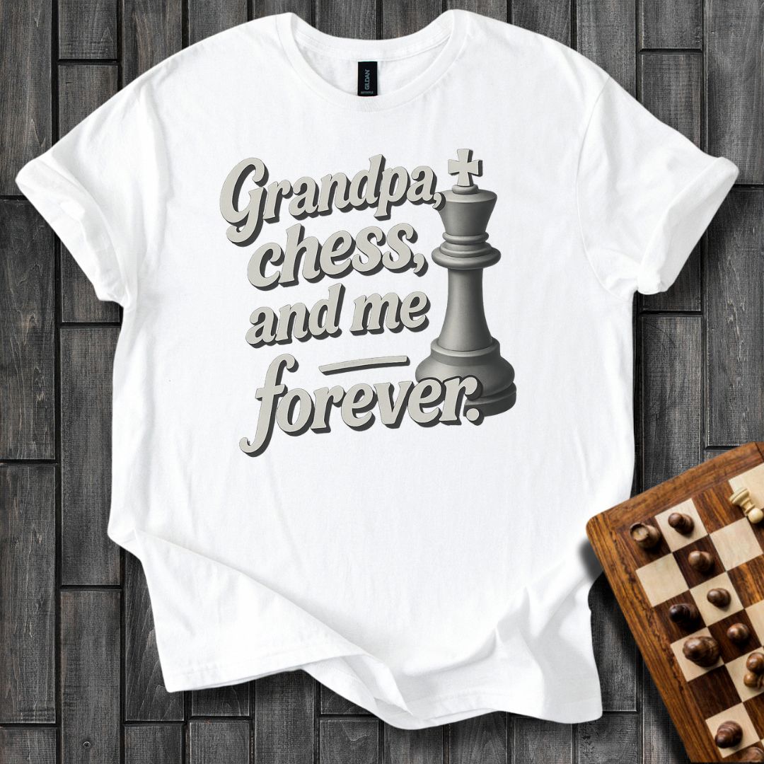 Grandpa, Chess And Me T-Shirt