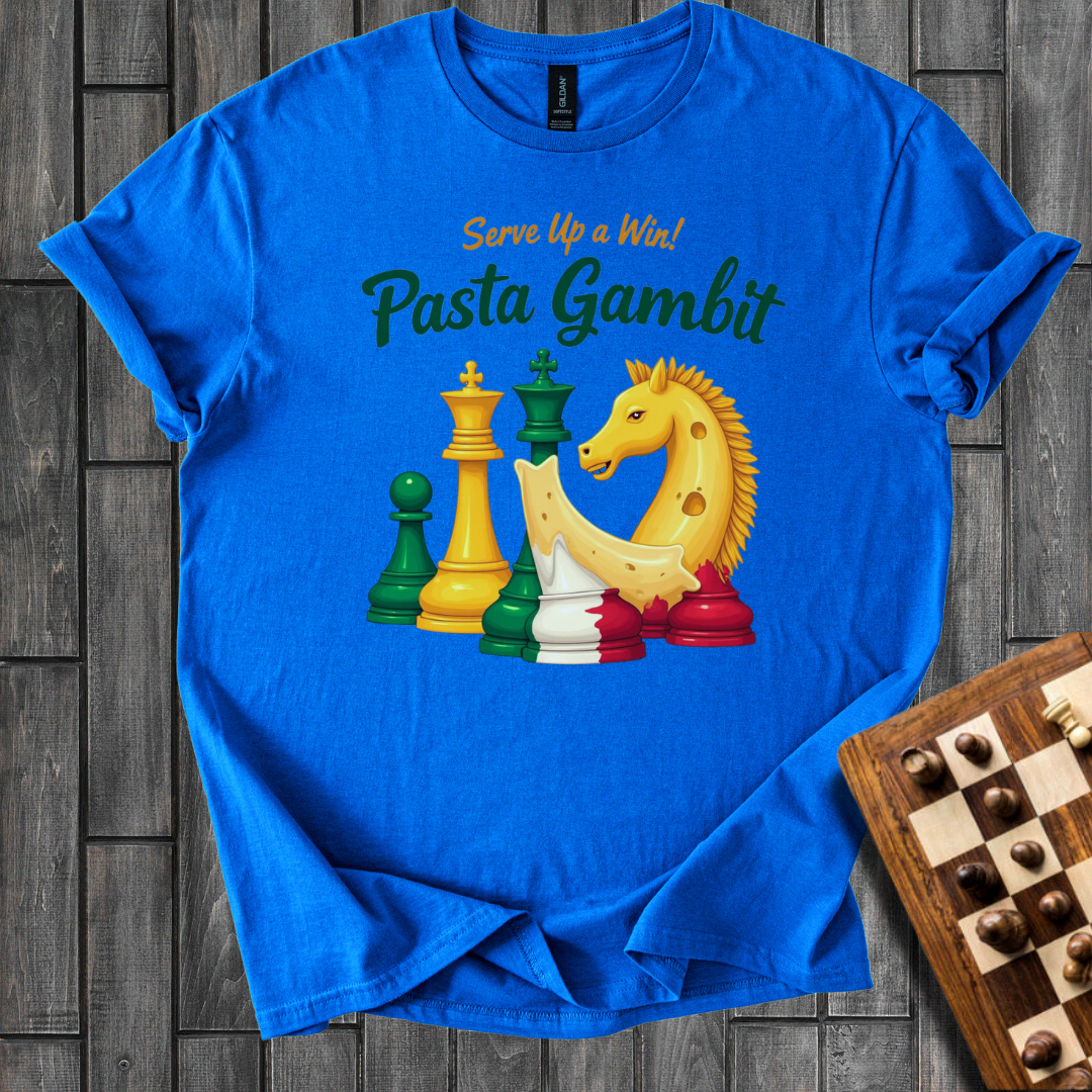 Pasta Gambit Chess T-Shirt