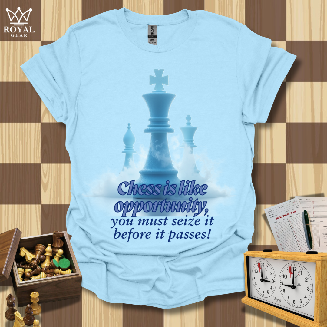 Shimmering Chivalry Chess T-Shirt