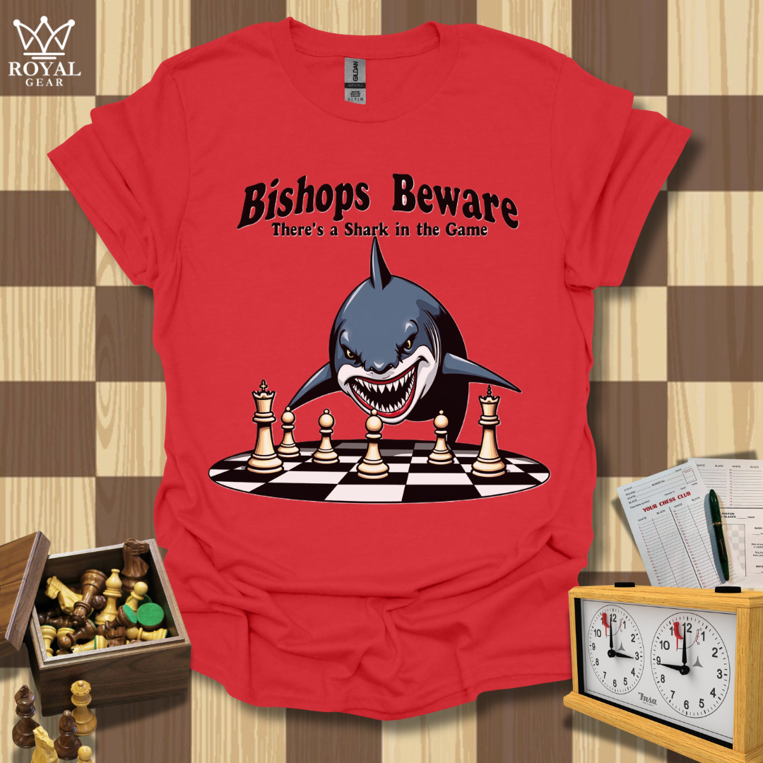 Shark Attack Chess T-Shirt