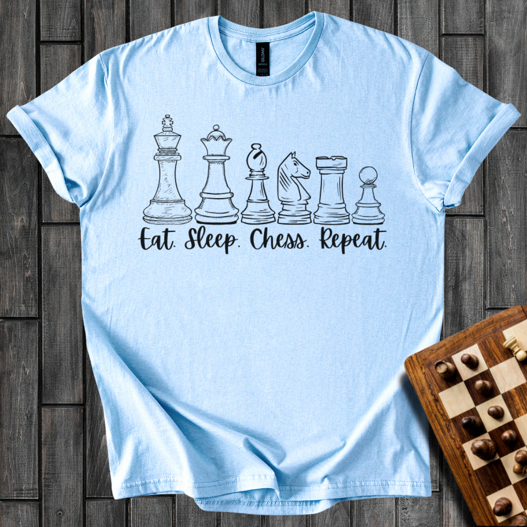 Eat.Sleep.Chess.Repeat T-Shirt