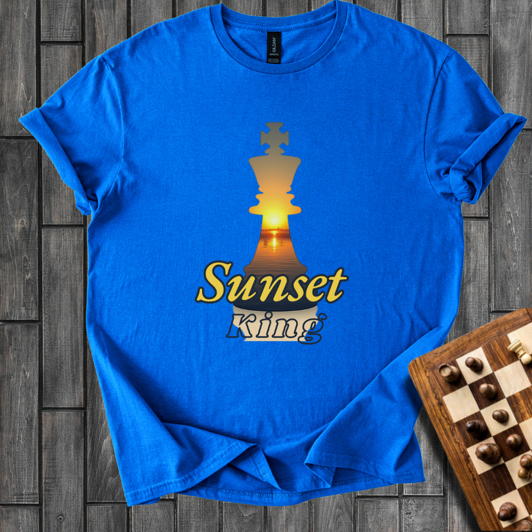 Sunset King Chess T-Shirt