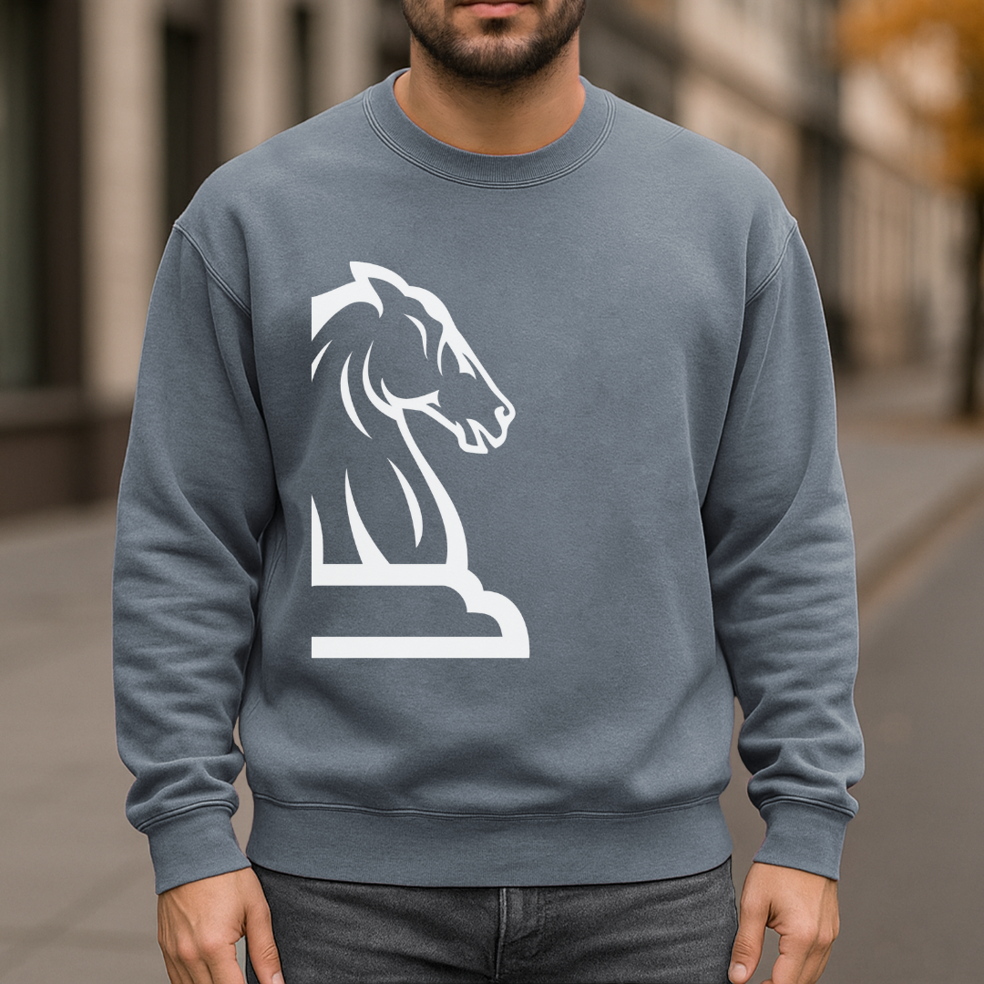 The Shape Of a Kniht Garment-Dyed Sweatshirt