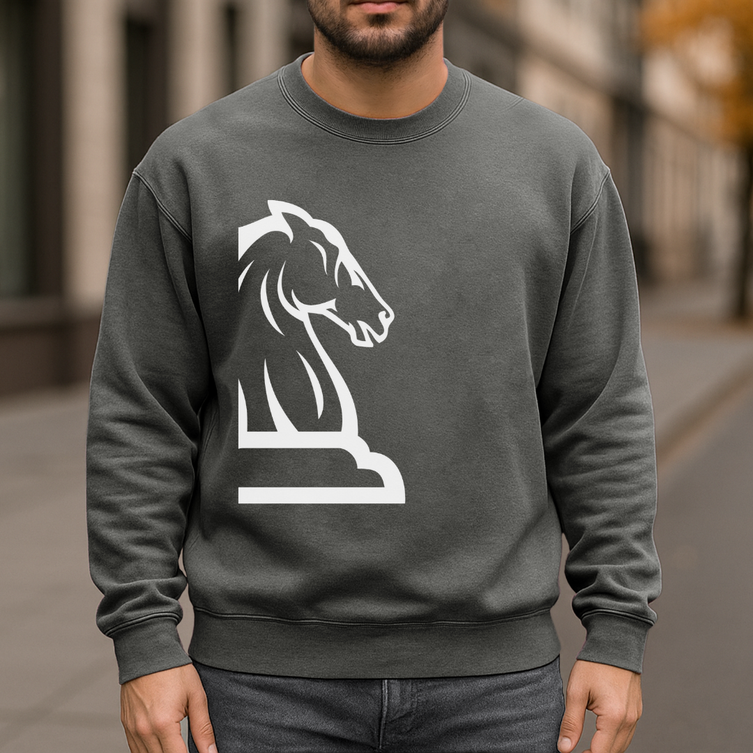 The Shape Of a Kniht Garment-Dyed Sweatshirt