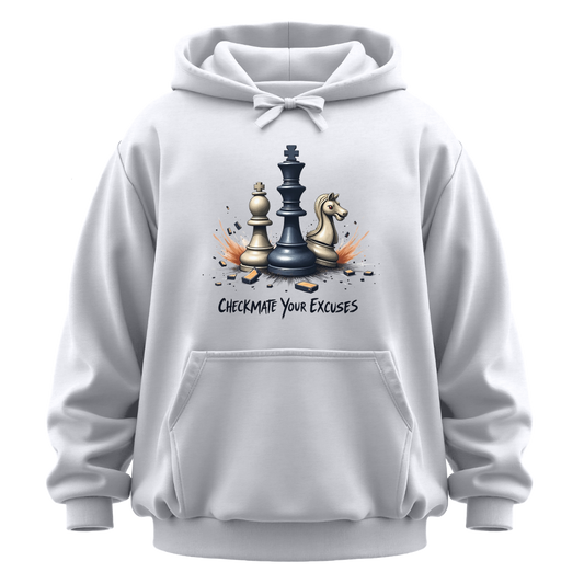Checkmate Your Excuses Garment-Dyed Hoodie