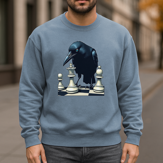 The Clever Crow Garment-Dyed Sweatshirt