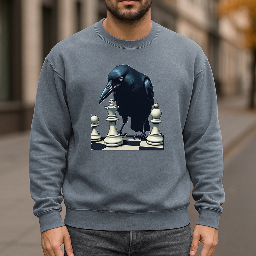 The Clever Crow Garment-Dyed Sweatshirt