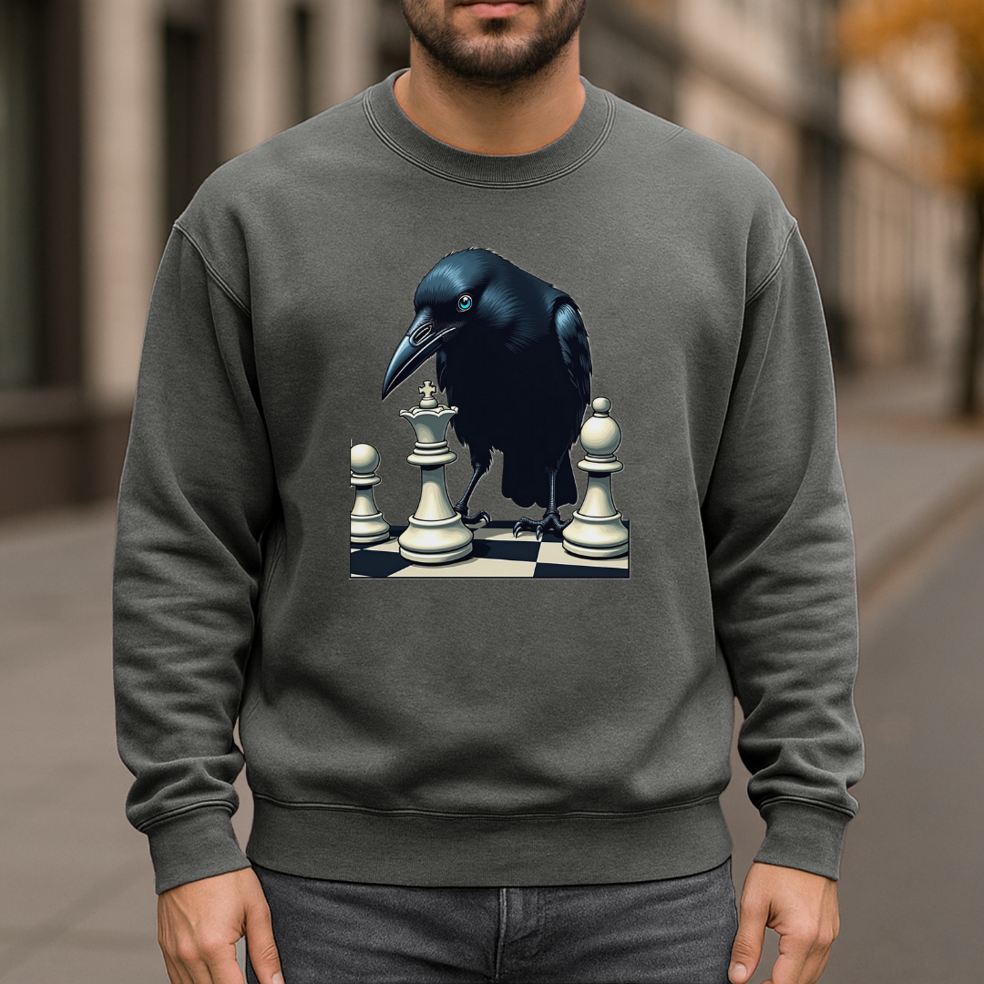 The Clever Crow Garment-Dyed Sweatshirt