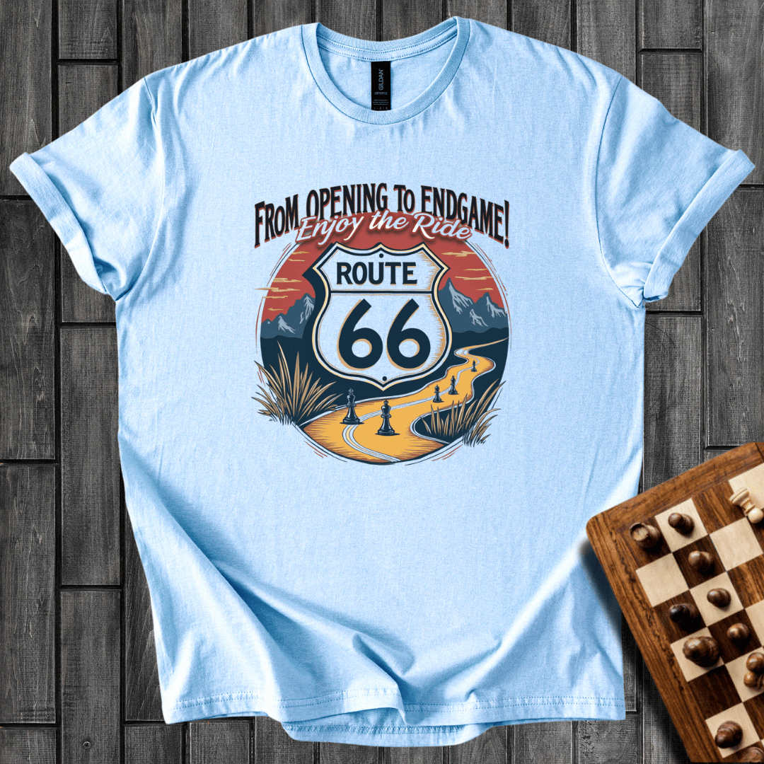 Chess Route 66 T-Shirt