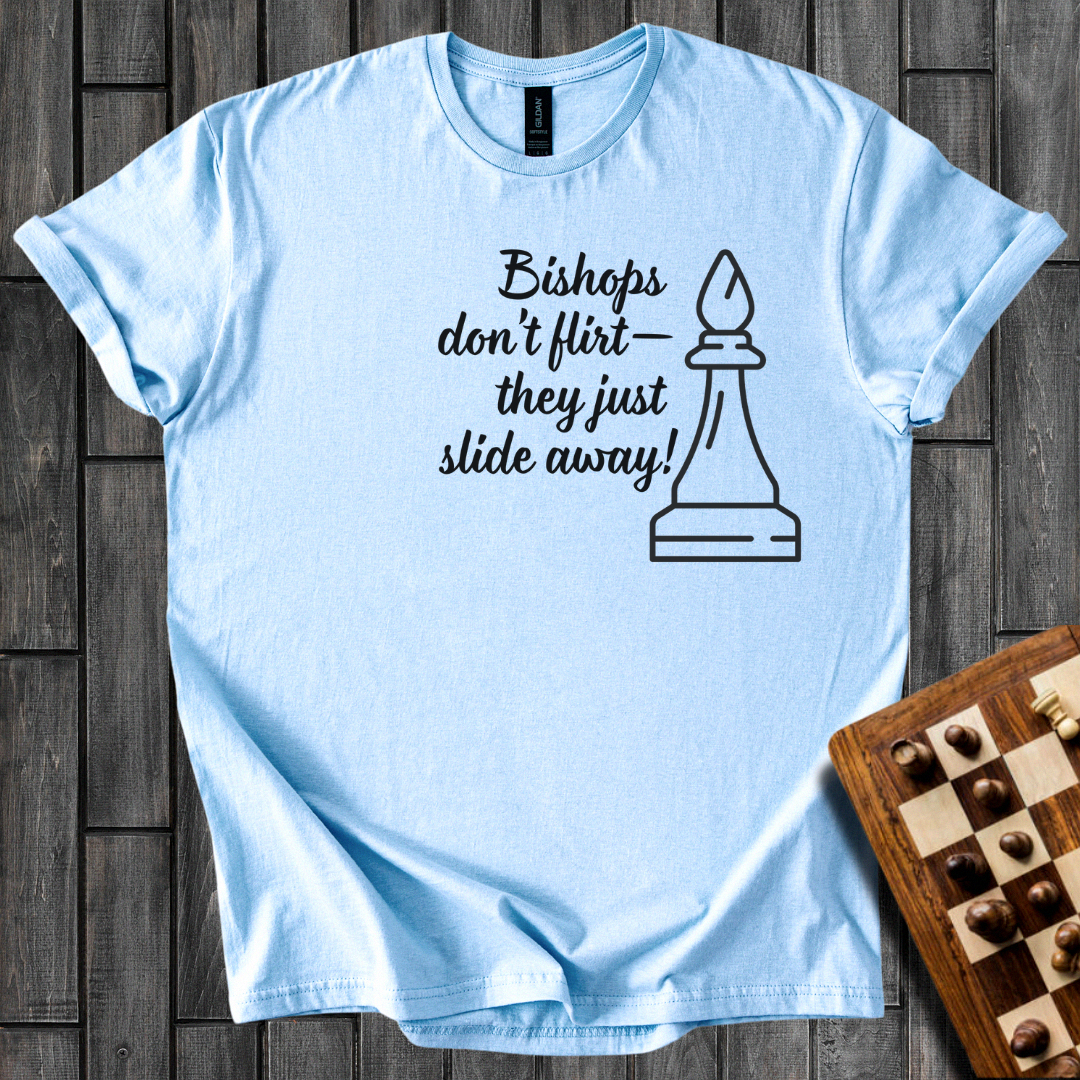 The Bishop’s Love Life Chess T-Shirt