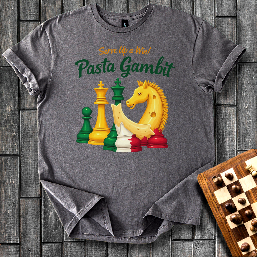 Pasta Gambit Chess T-Shirt