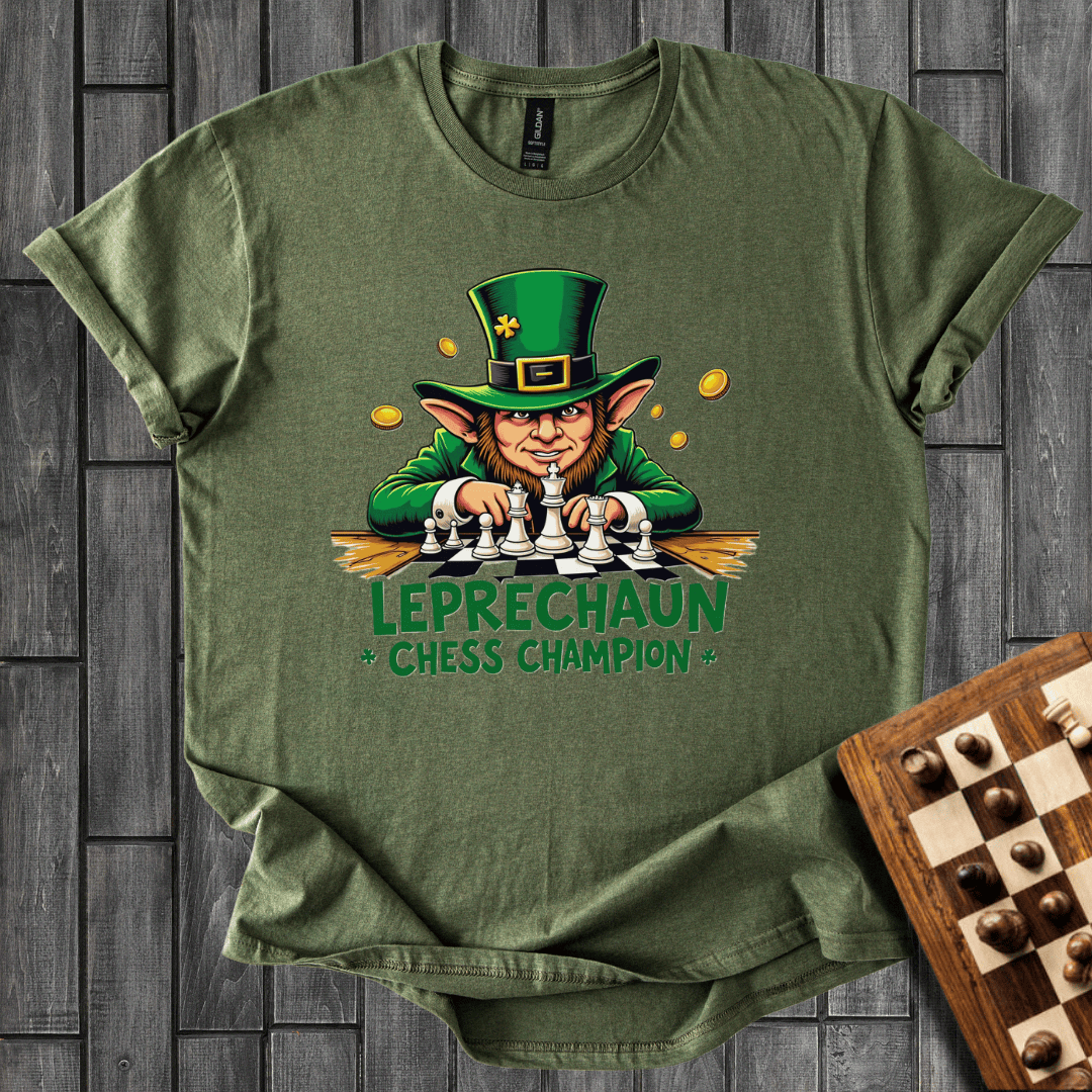 Leprechaun Chess Champion T-Shirt