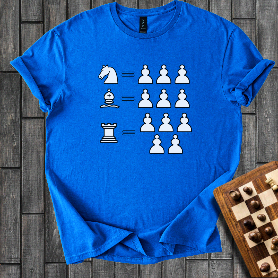 The Value of The Pieces Chess T-Shirt