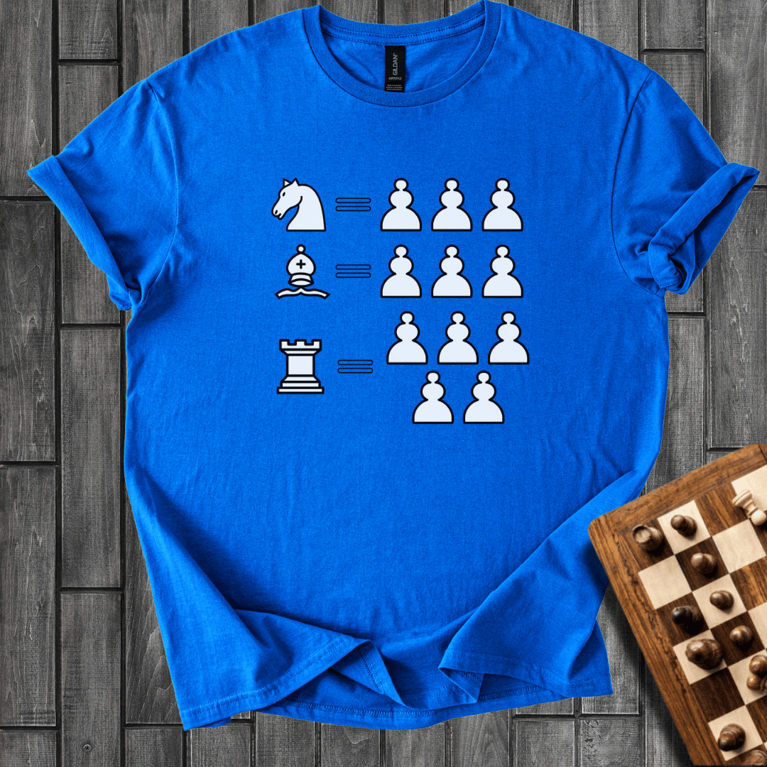 The Value of The Pieces Chess T-Shirt