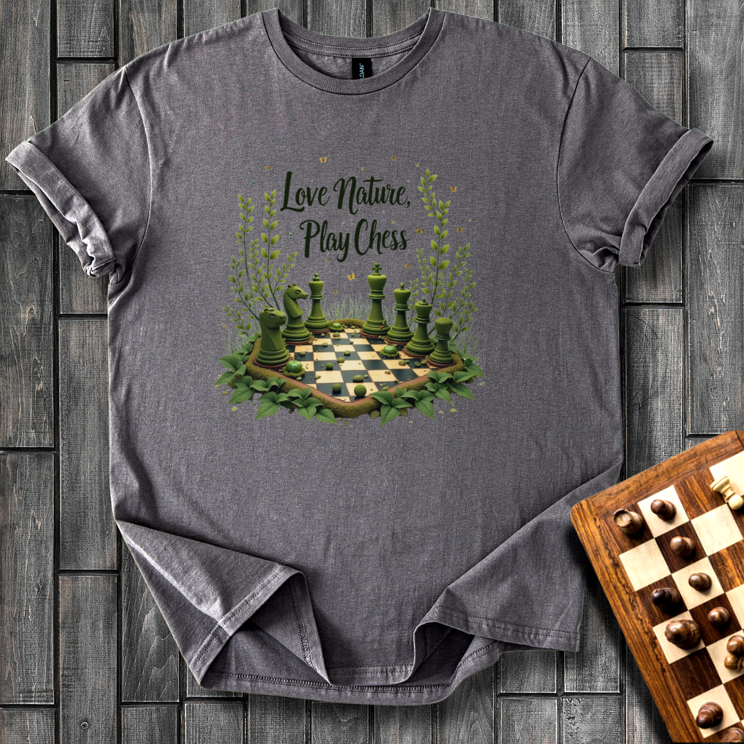 Love Nature, Play Chess T-Shirt