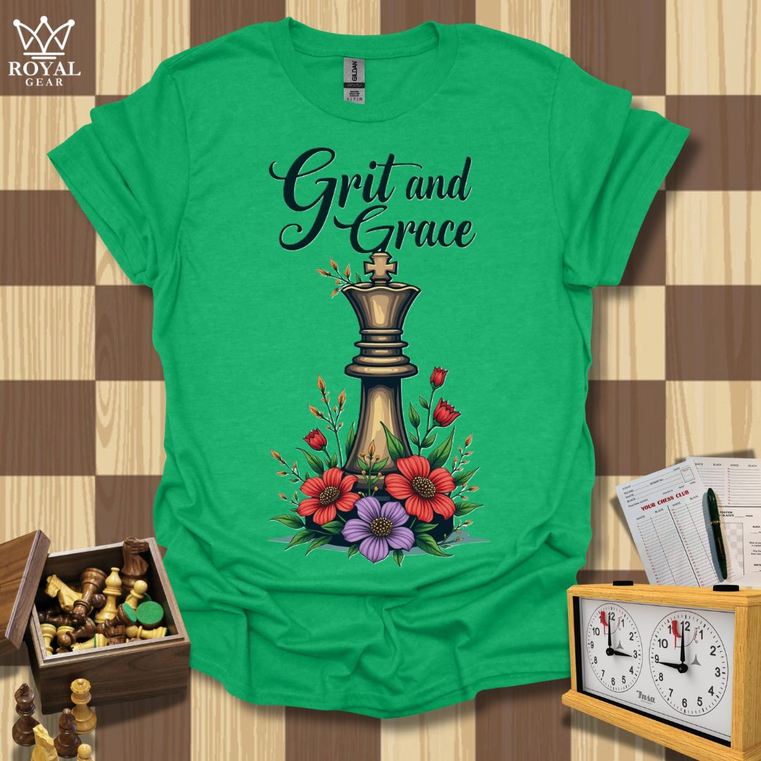 Queenly Elegance Chess T-Shirt