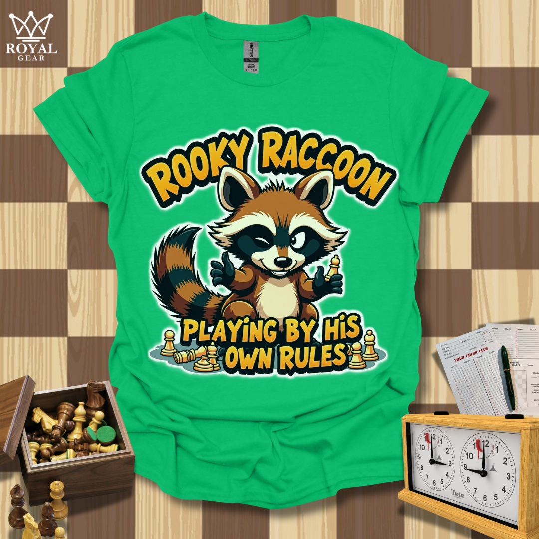 Rooky Raccoon Chess T-Shirt