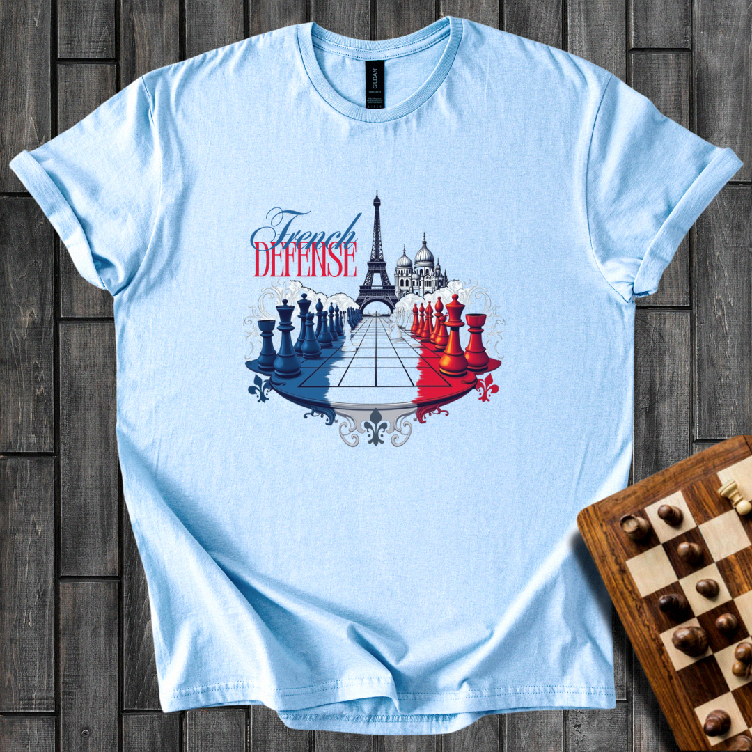French Defense Chess T-Shirt