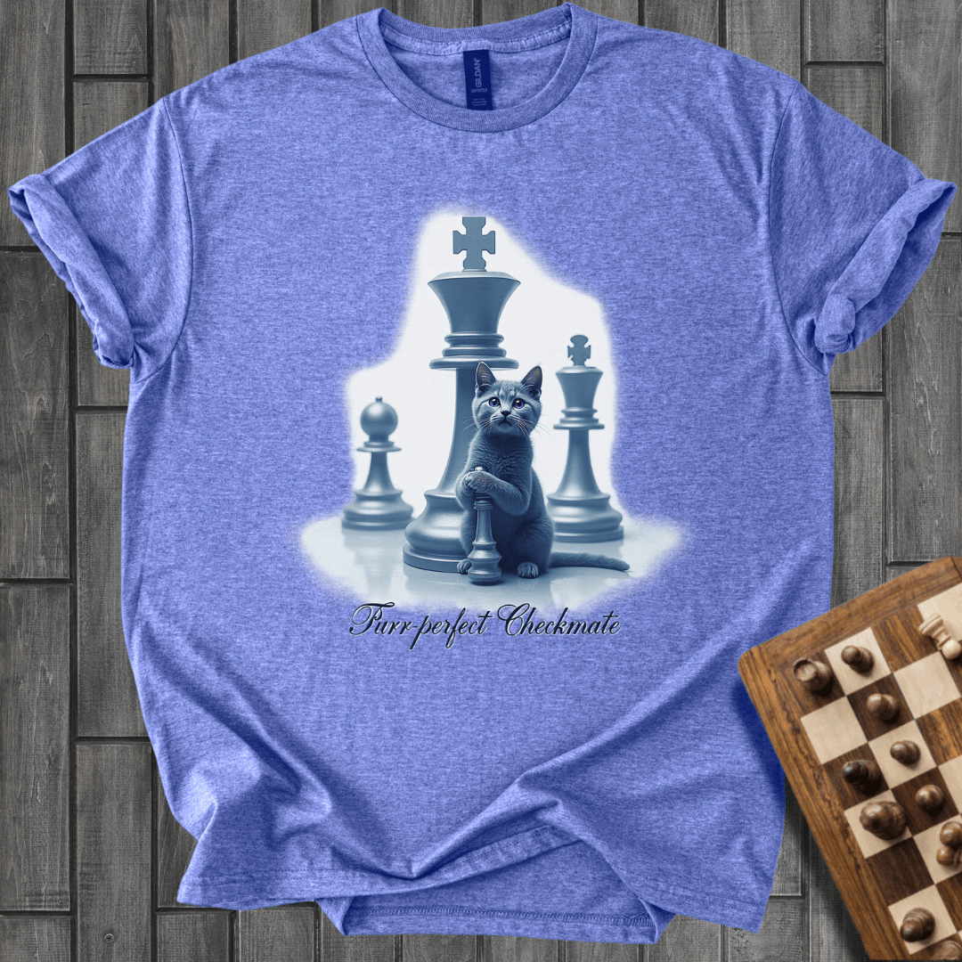 Purrs and Pawns Opening Chess T-Shirt