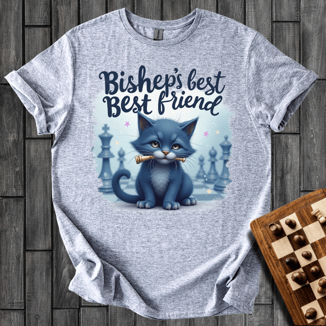 Paw-sitional Bishop Chess T-Shirt