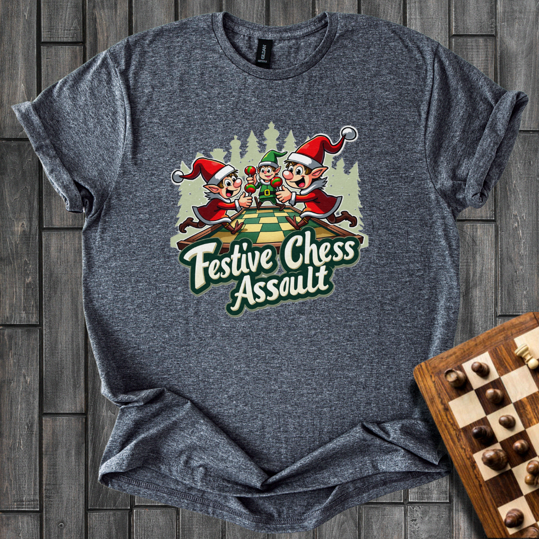 Jolly Elf Chess T-Shirt
