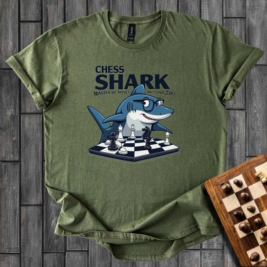 Shark Strategy Chess T-Shirt