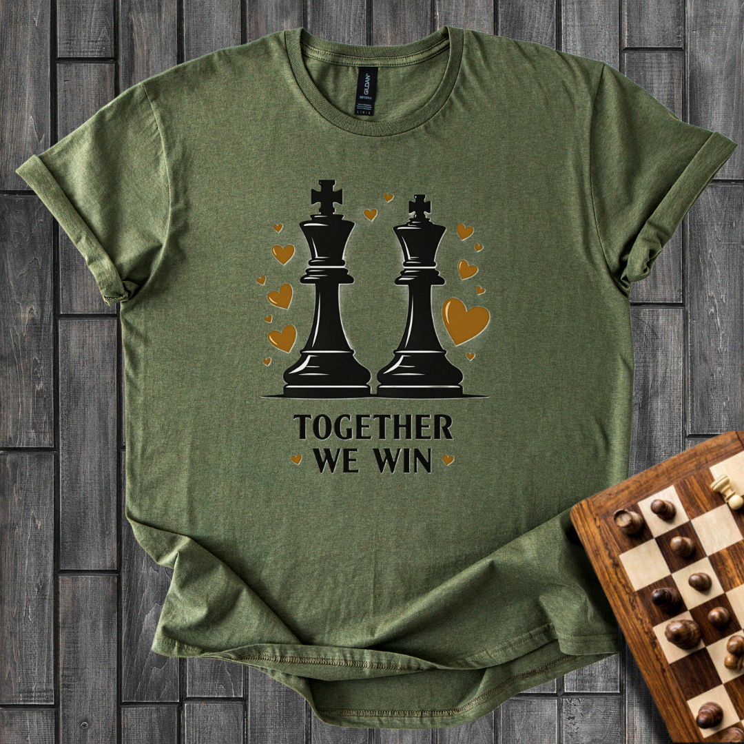 Together We Win Chess T-Shirt