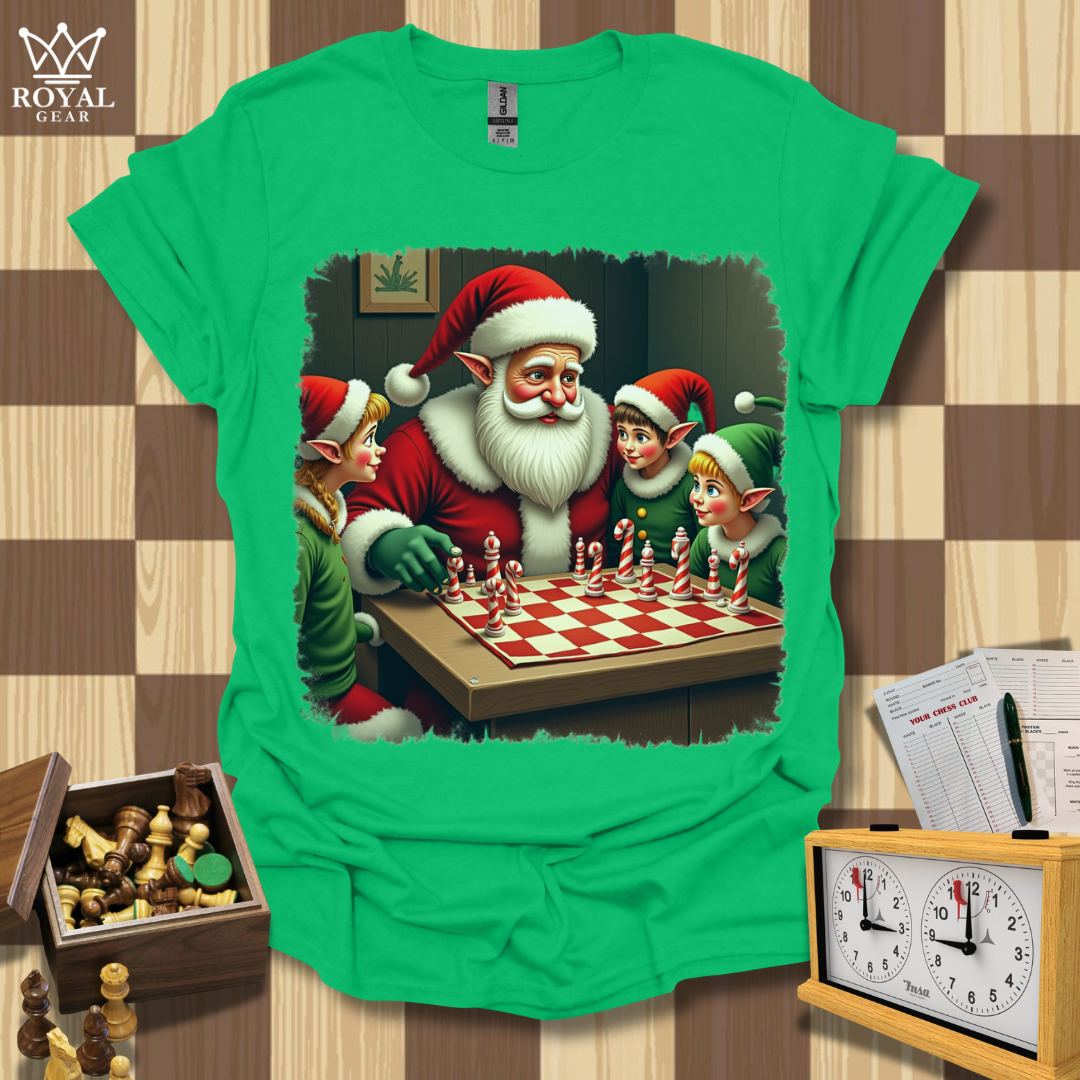 Santa Showdown Chess T-Shirt