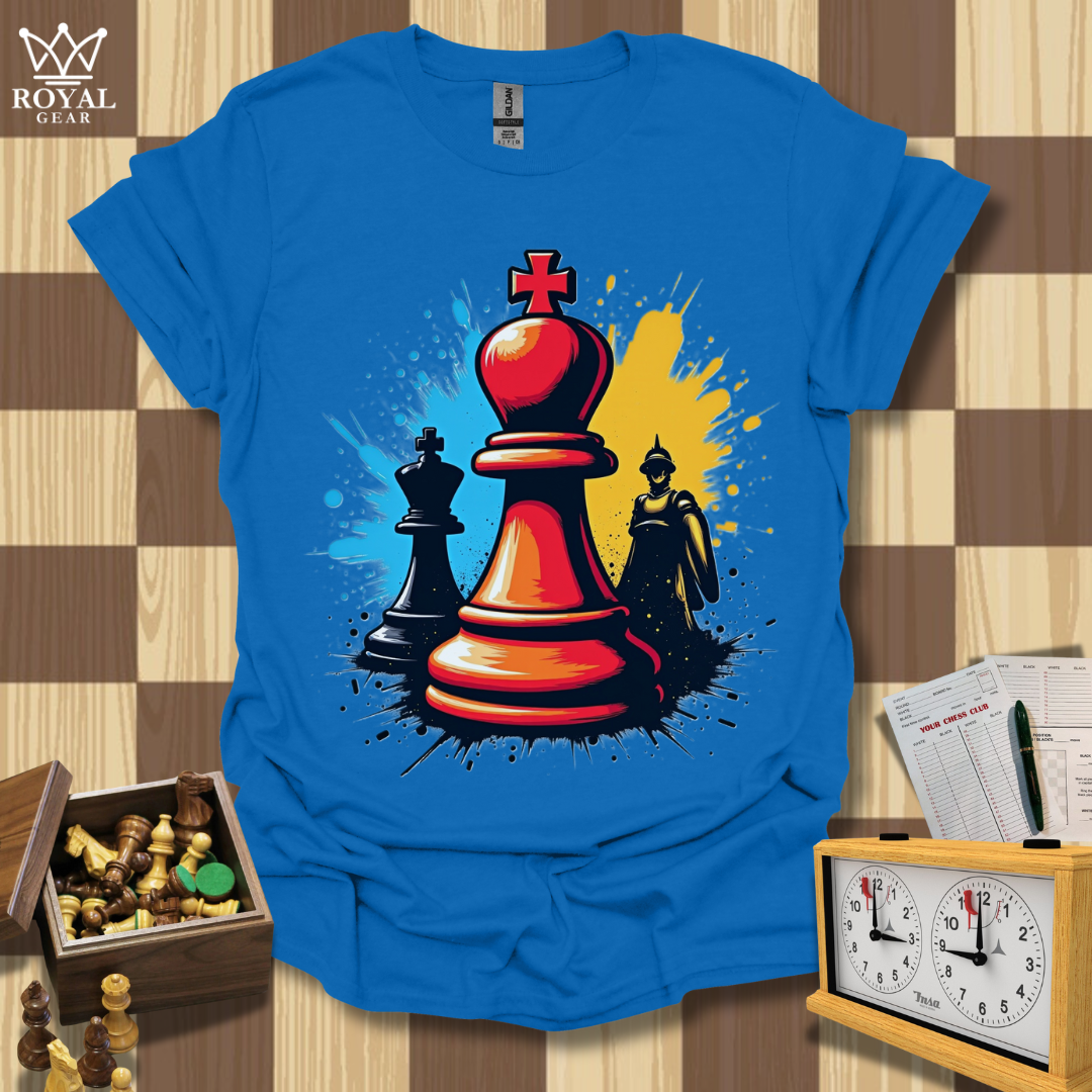 Vivid Chess Bishop T-Shirt