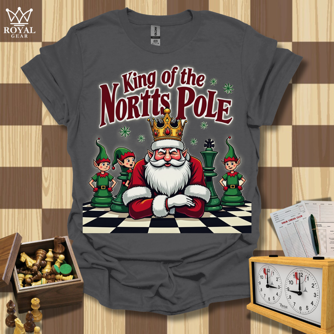 King of the Arctic Throne Chess T-Shirt