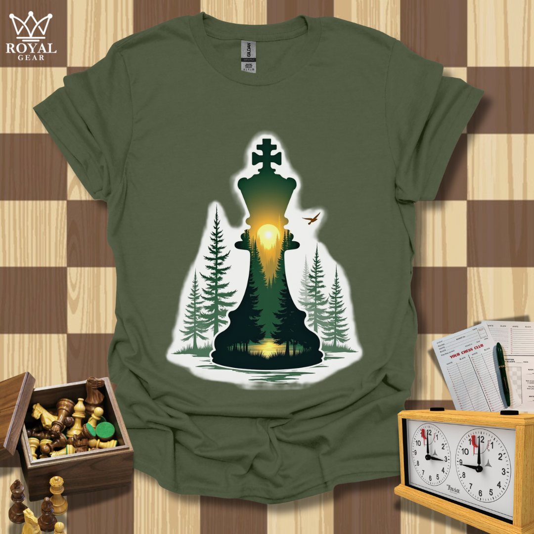 Majestic Dawn Chess King T-Shirt