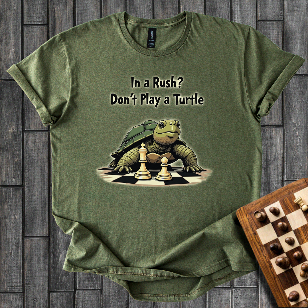 Turtle Tactician Chess T-Shirt