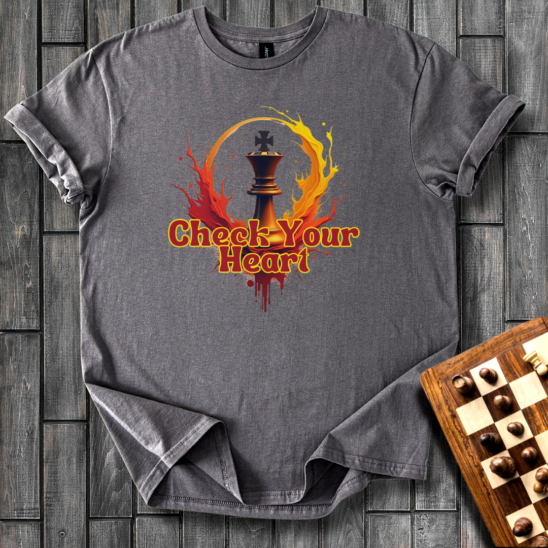 Check Your Heart Chess T-Shirt