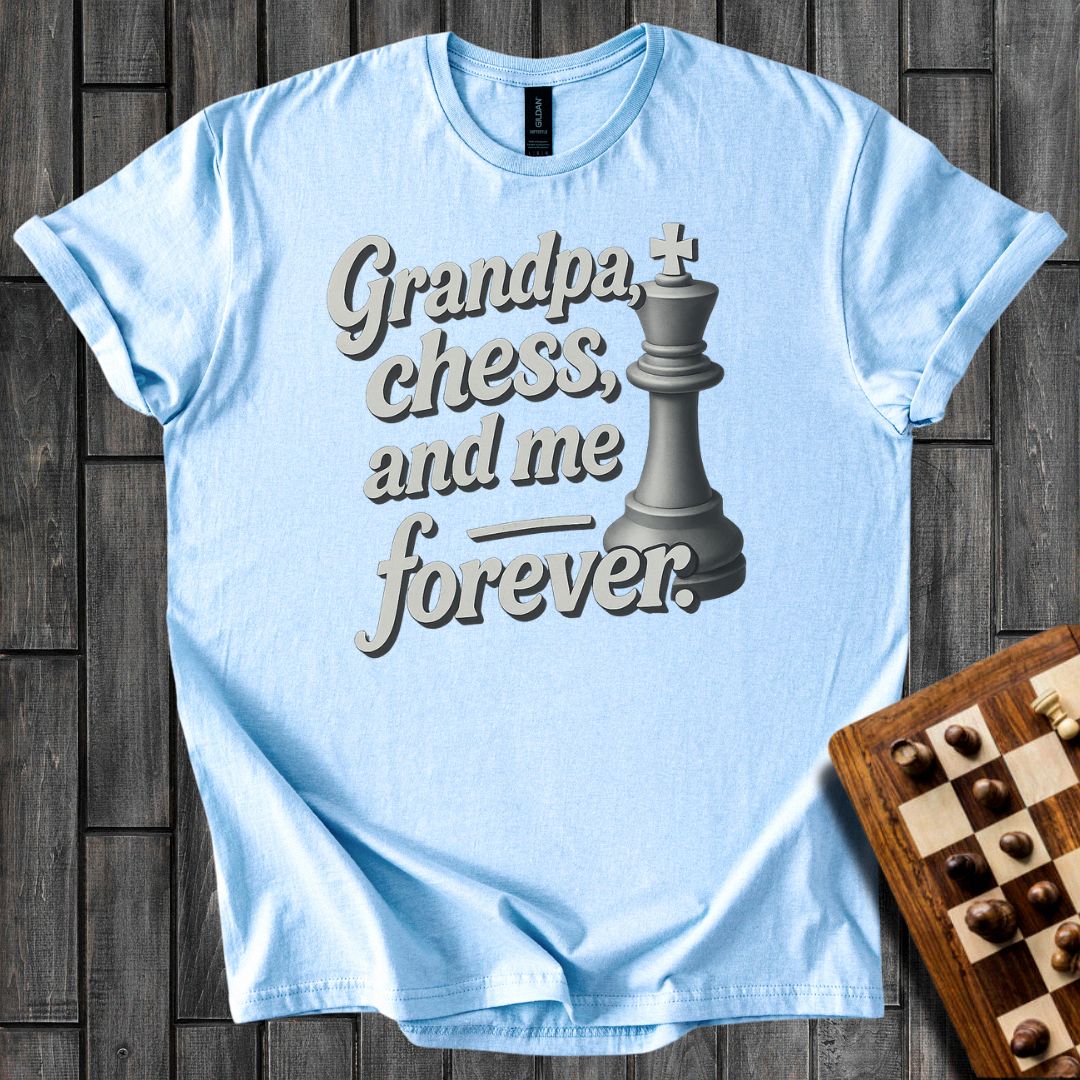 Grandpa, Chess And Me T-Shirt
